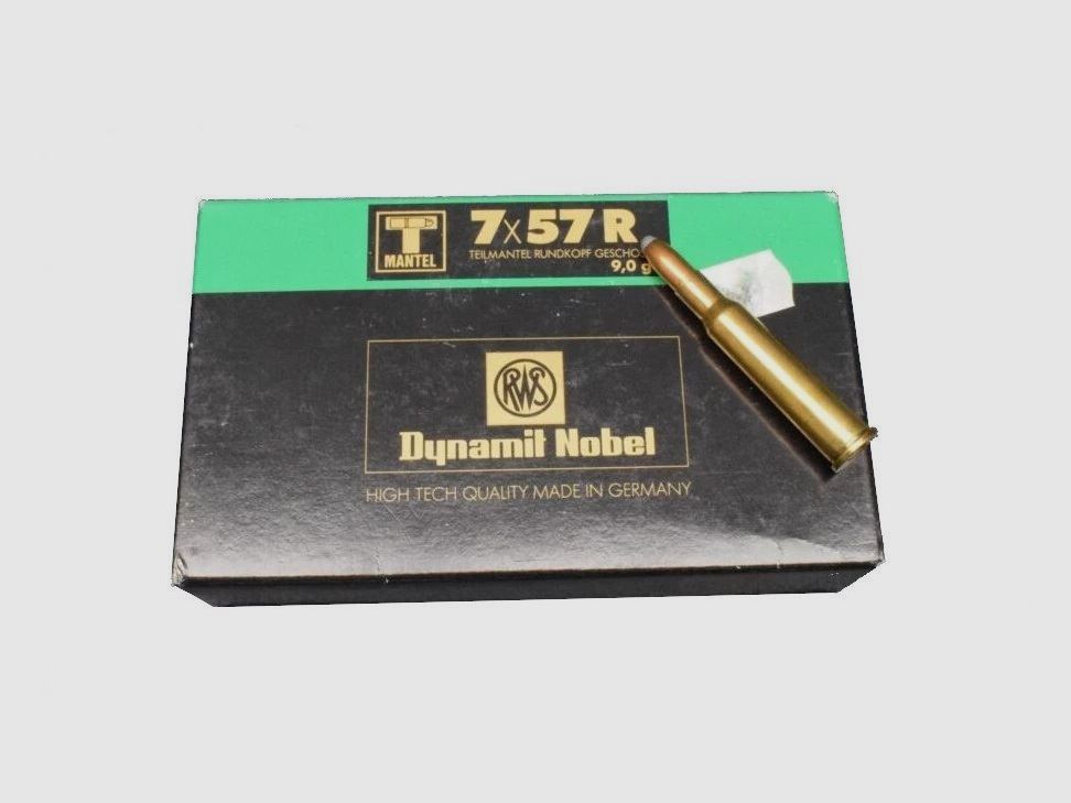 RWS 7X57R TMR 9G Büchsenmunition