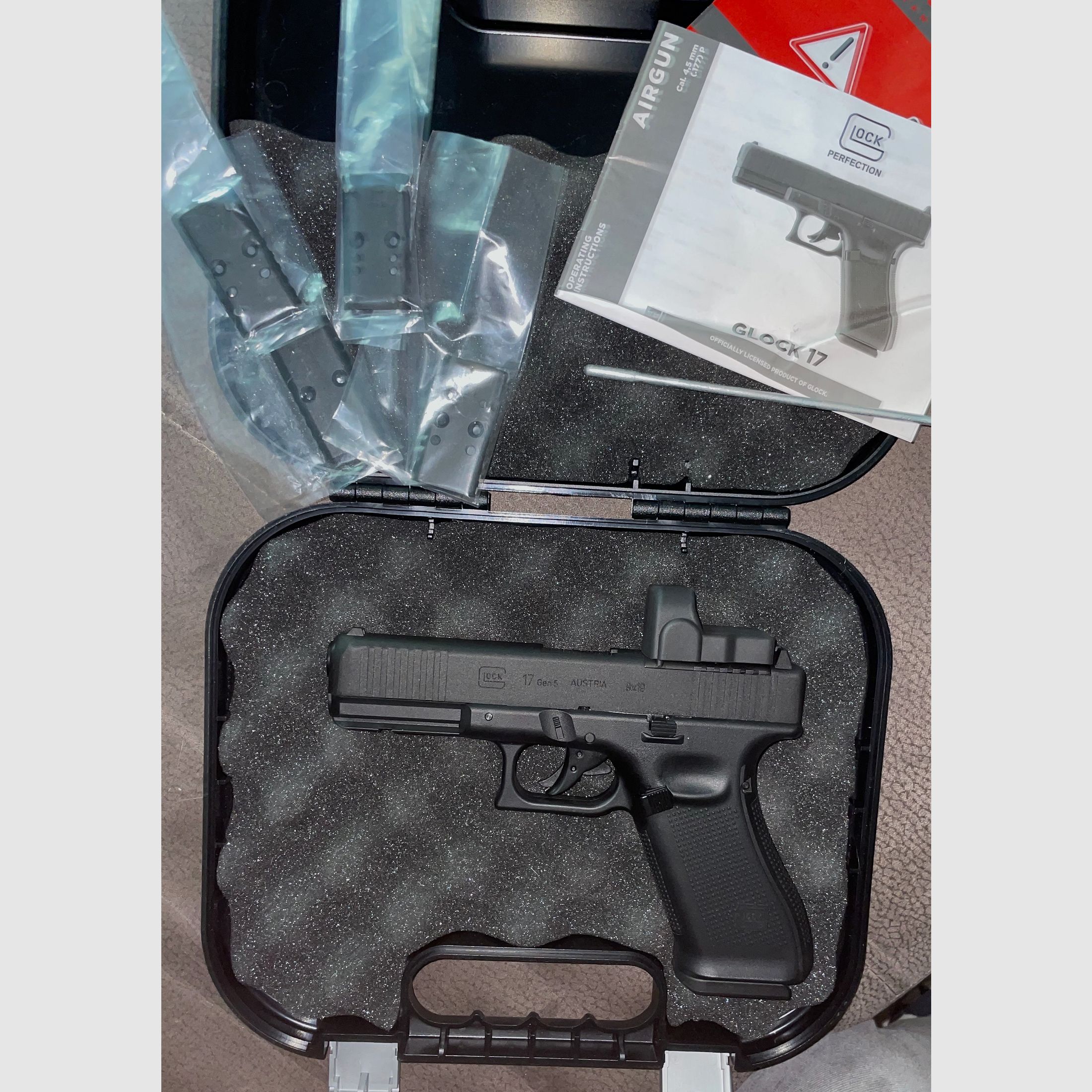 Glock CO2 Pistole Glock 17 Gen5 MOS 4,5mm Diabolo