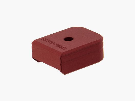 UTG PRO +0 Base Pad, Walther PPQ 9/40, Alluminio Rosso Opaco