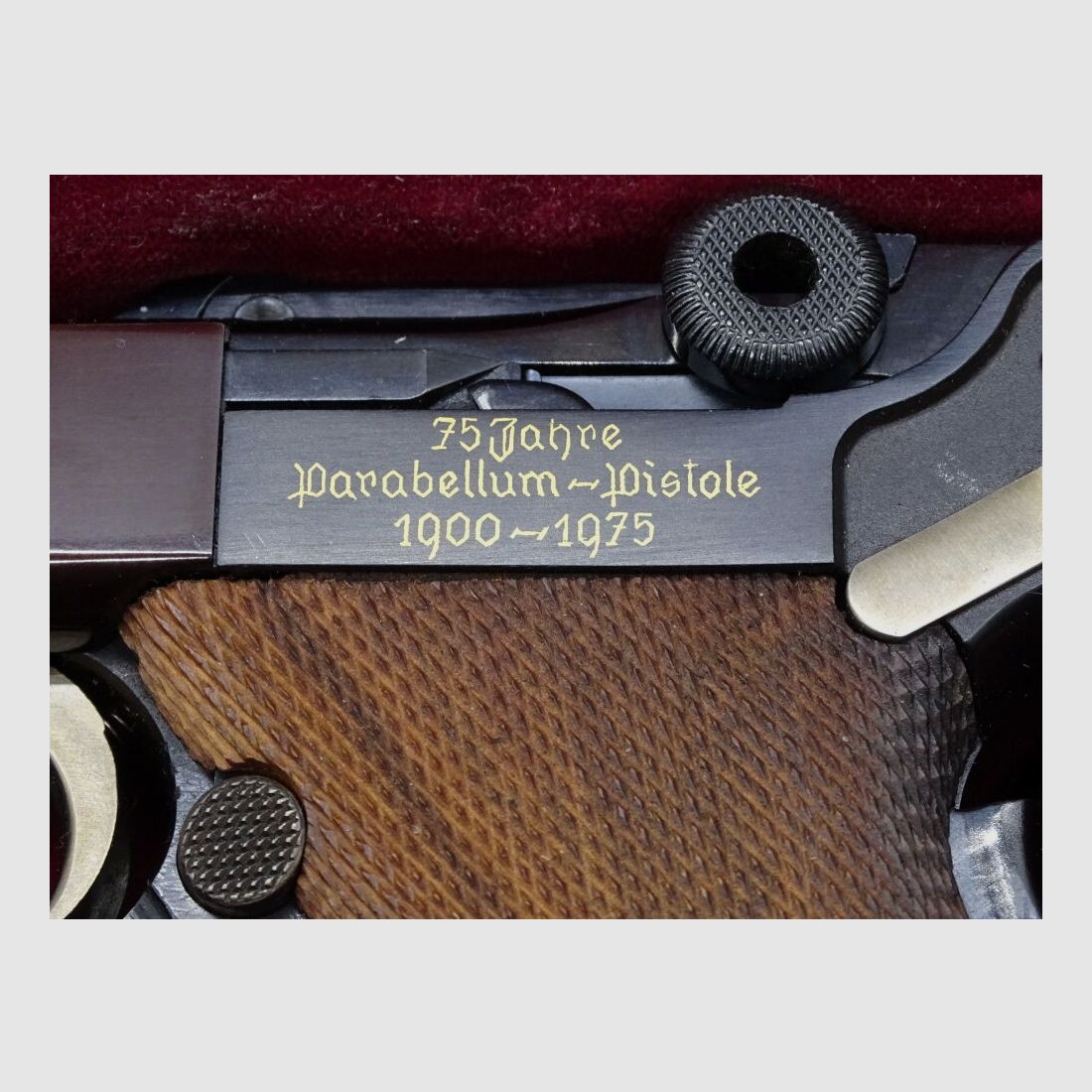 Mauser P 1900 / P08 Parabellum Édition 75 Ans No 248 / 250 Édition 75 Ans Pistolet Parabellum 1900-1975