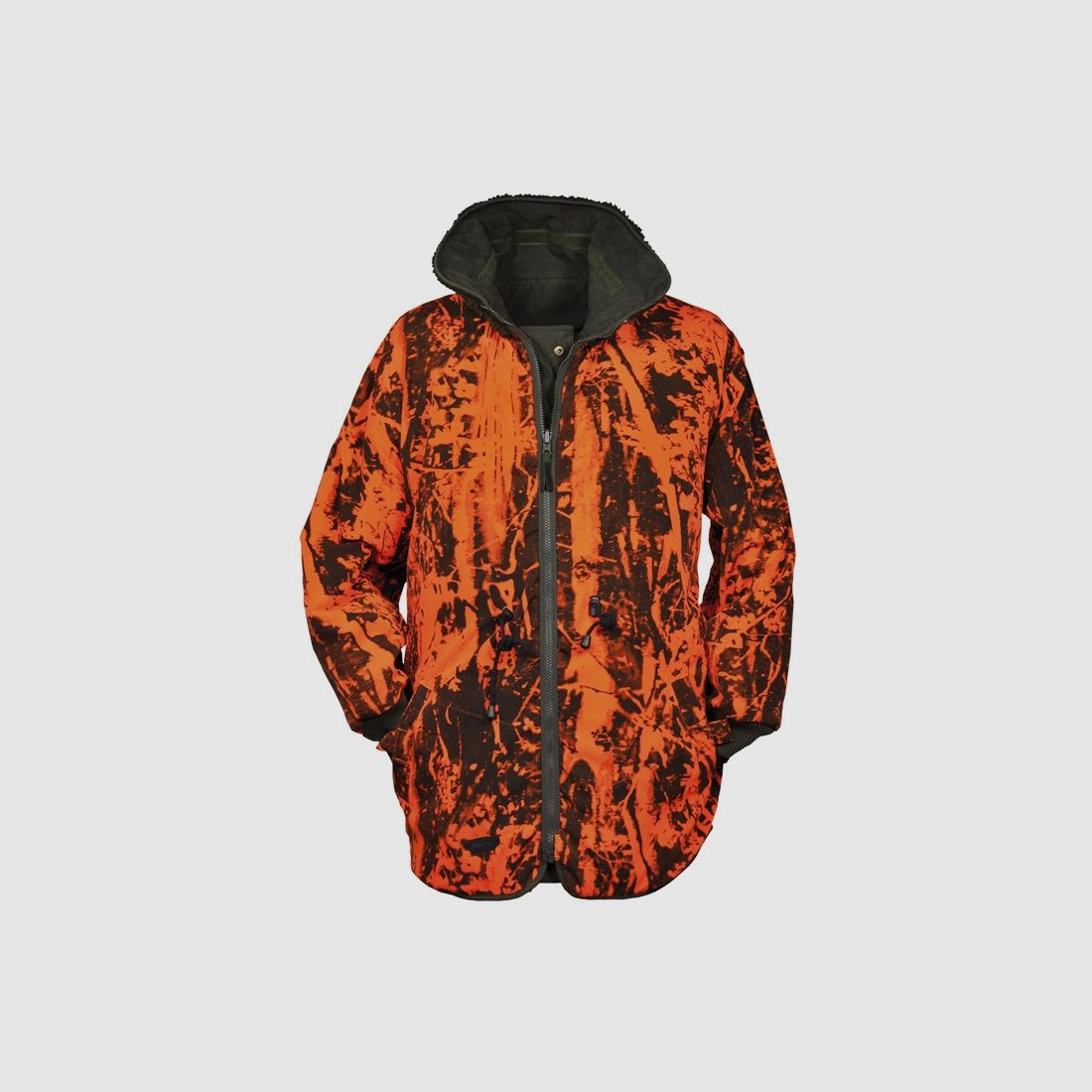 Veste réversible en peluche