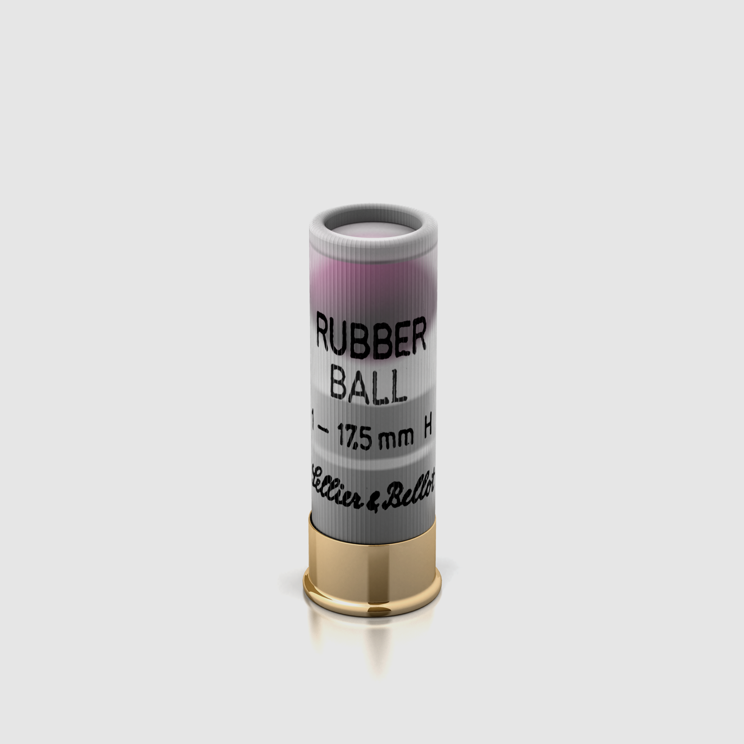 Sellier & Bellot Hagelmunitie 12/67,5 0,76g 17,50mm Rubber Ball 1 Kogel, afbeelding 2 van 2