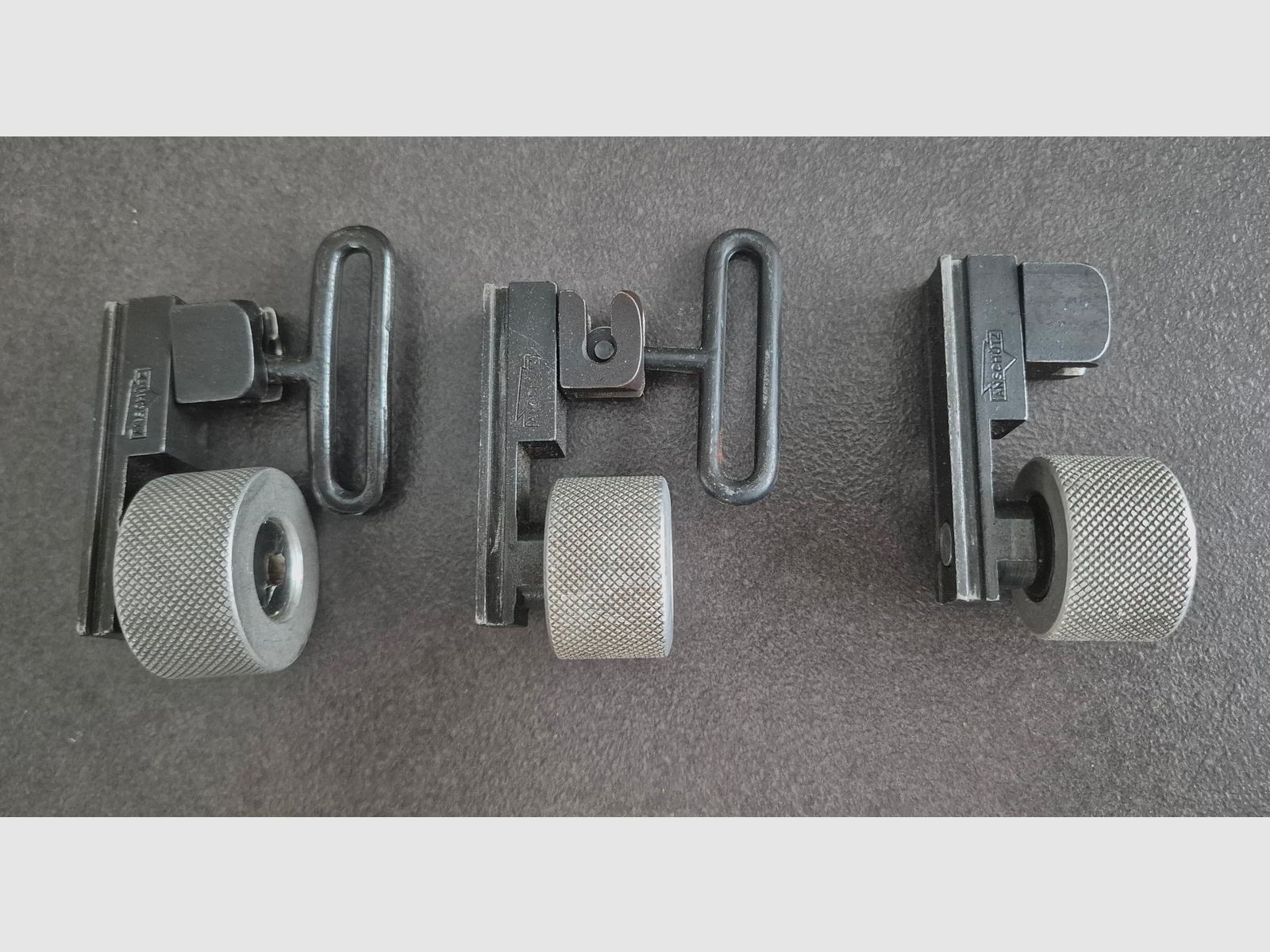 Anschütz hand stop with strap bracket