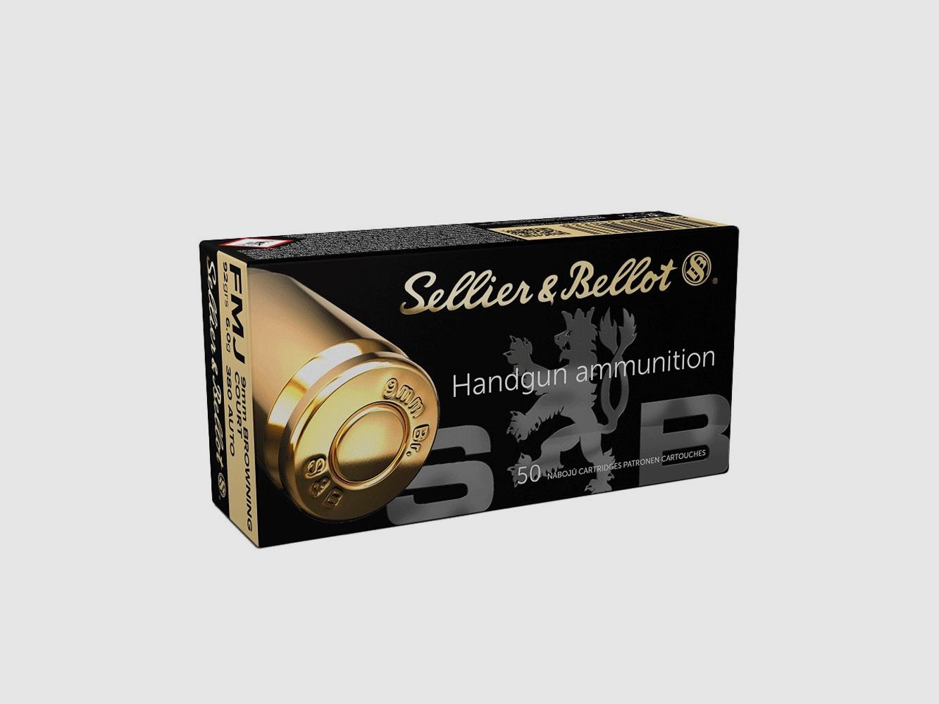 .380 Auto Sellier & Bellot FMJ 92gr