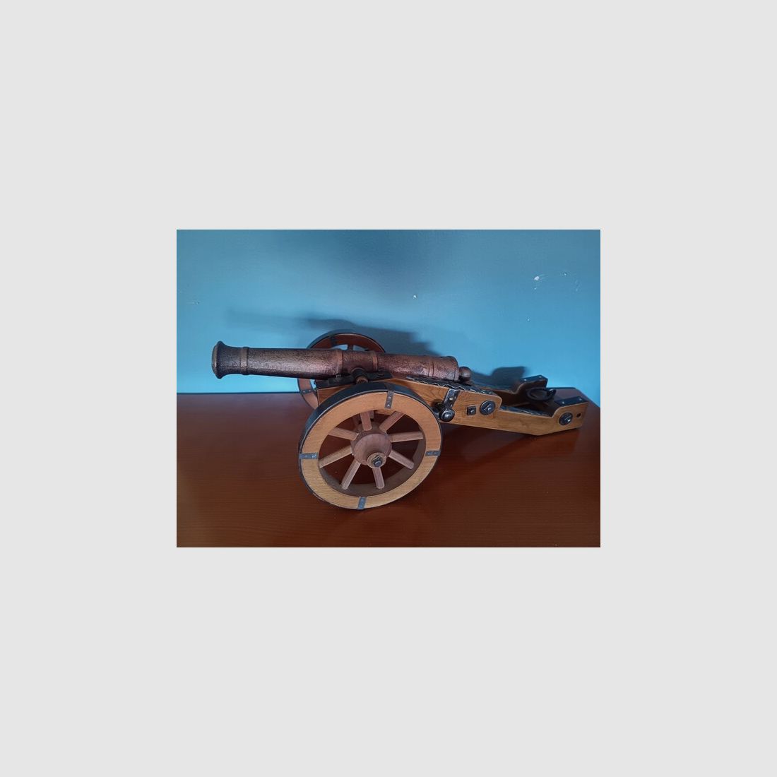 Stand Böller Kanone Miniatur Walker & Koch Schwarzpulver Beschuss