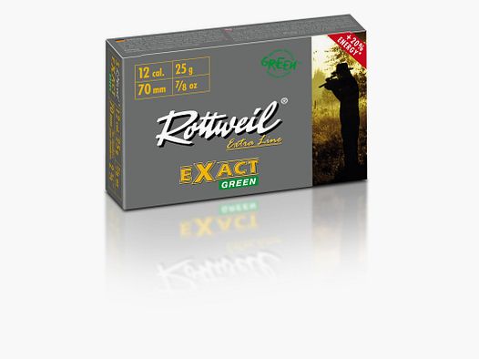 ROTTWEIL 12/70 25 G BRENNEKE EXACT GREEN 5 PCS