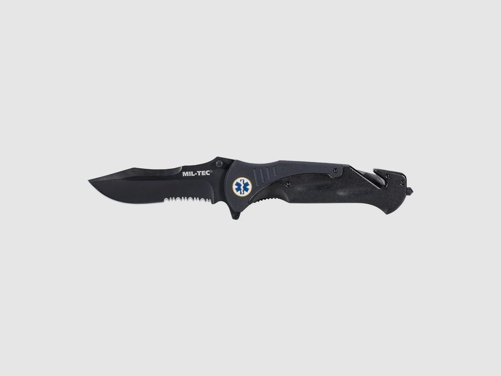 Mil-Tec Rettungsmesser Pocket Knife 440/G10