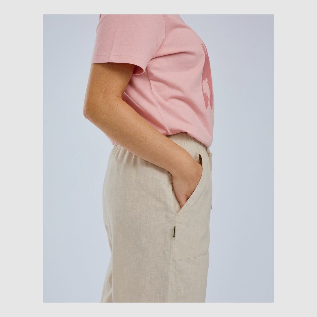 Pantaloni da donna Pinewood Värnamo InsectSafe (Lino Beige), immagine 5 di 7