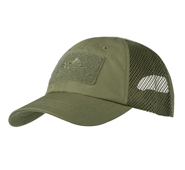 Helikon-Tex - Czapka Baseball VENT - PolyCotton Ripstop - Olive Green - CZ-BBV-PR-02