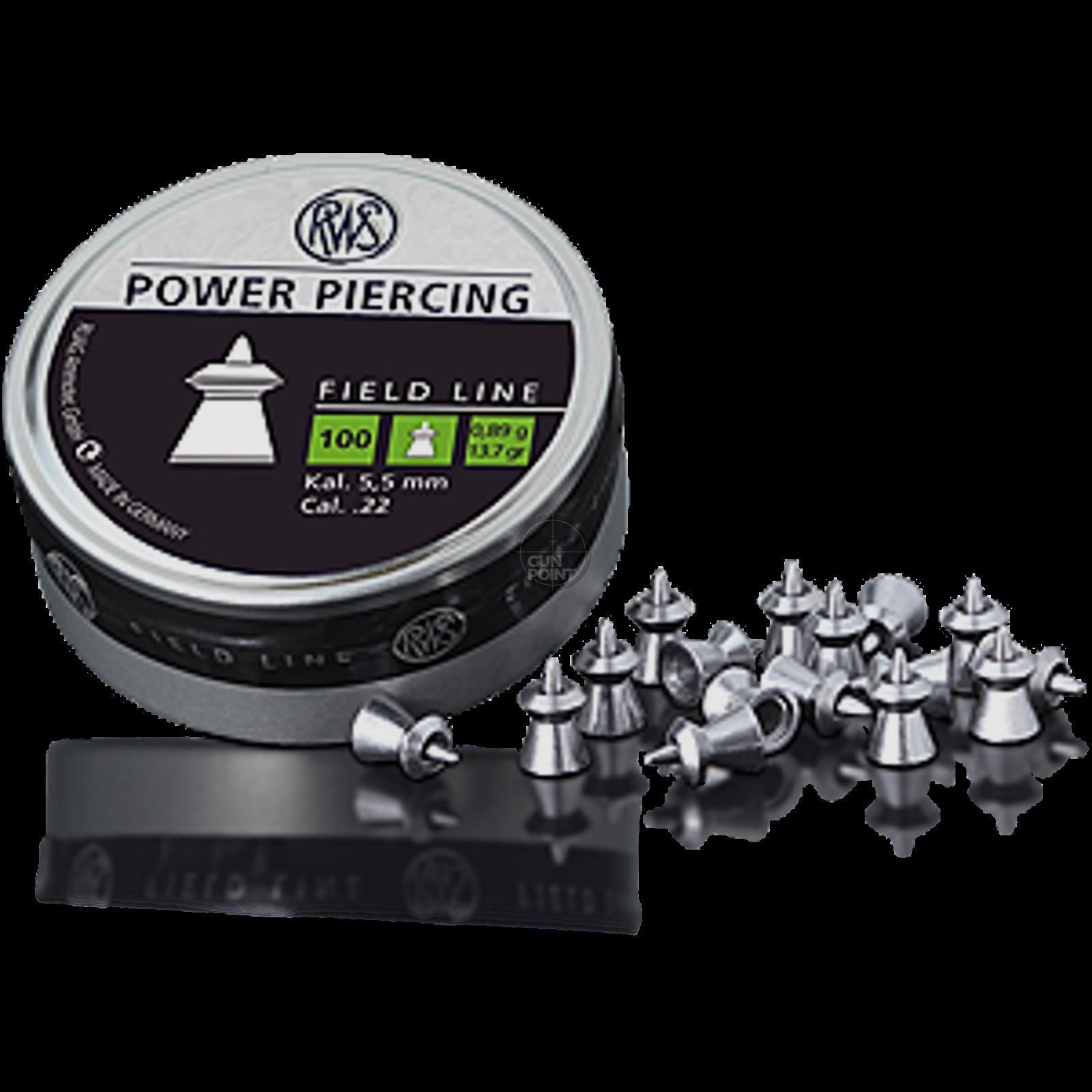 RWS Diabolos Power Piercing - Kal. 5,5 mm - 0,89g - 100 Stck.