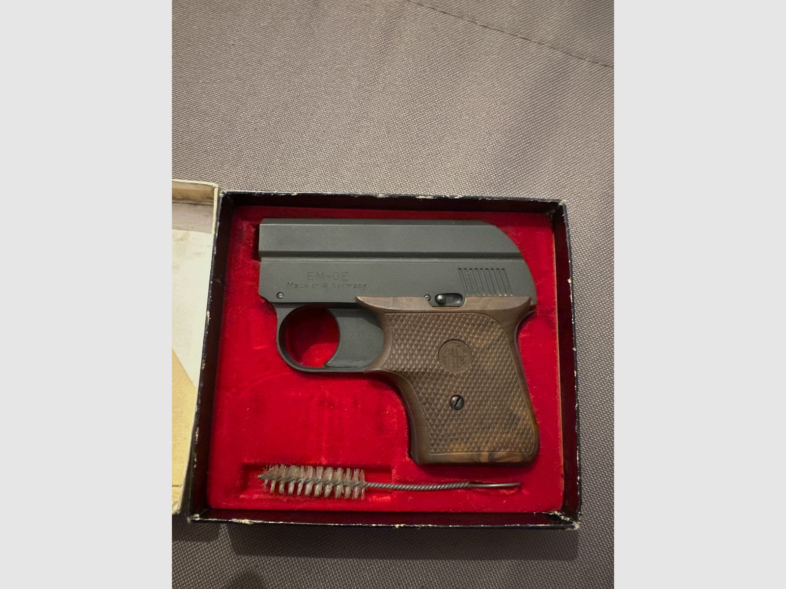 EM-GE blank firing pistol 6 mm Flobert bang including original packaging