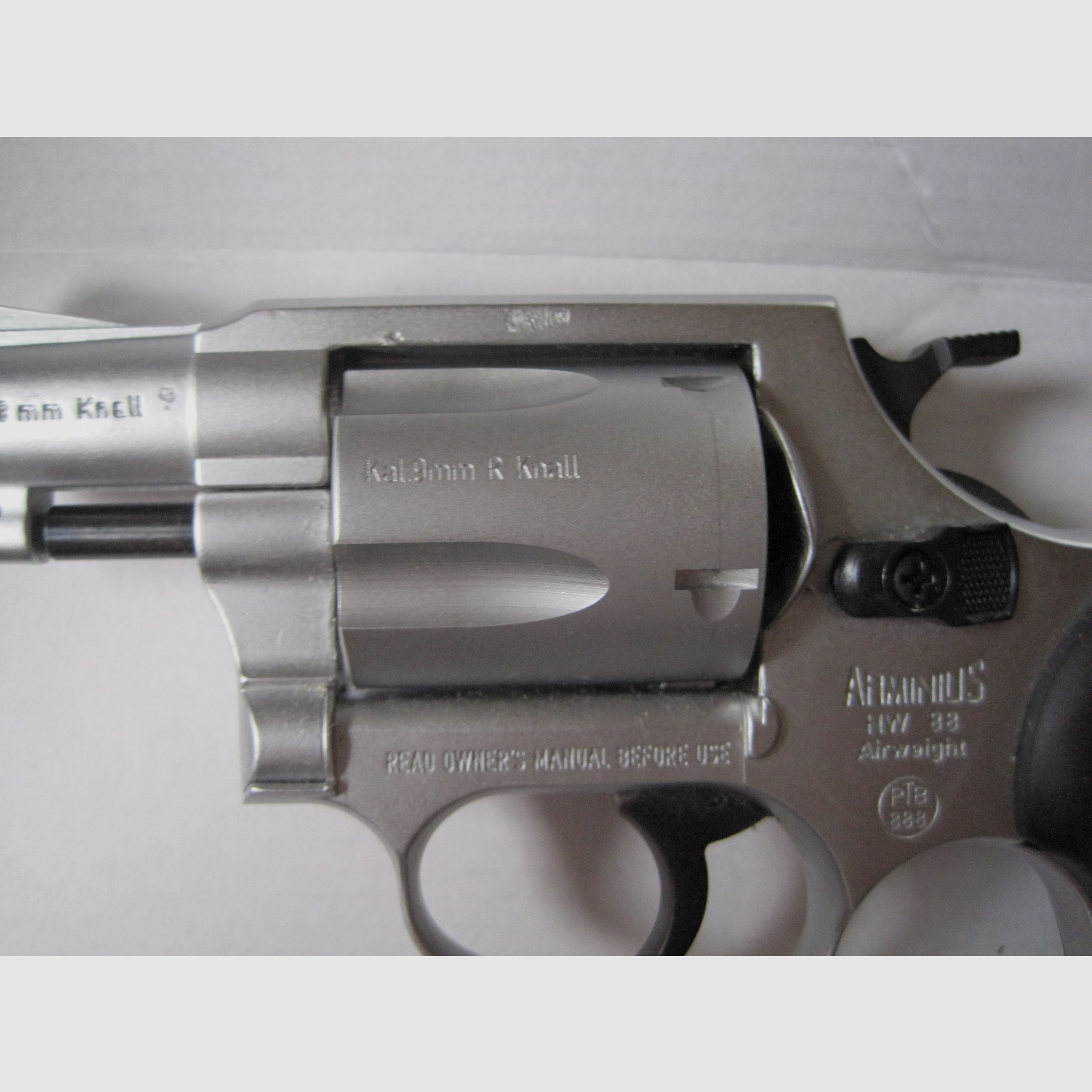 Weihrauch Revolver HW 88, 9 mm, schwarzer Griff