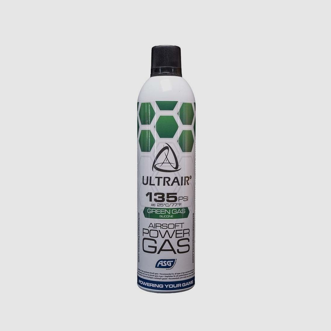 Ultrair Airsoft Power Gas Green mit Silikonö - 135 PSI, Bild 1 von 2