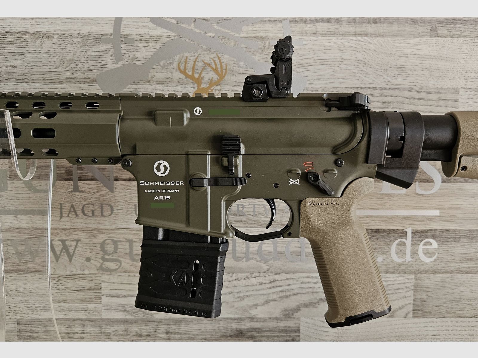 Schmeisser AR15 M4FL 14,5" OD Green MAGPUL Kal. .223Rem - versandkostenfrei - Neuware vom Fachhandel