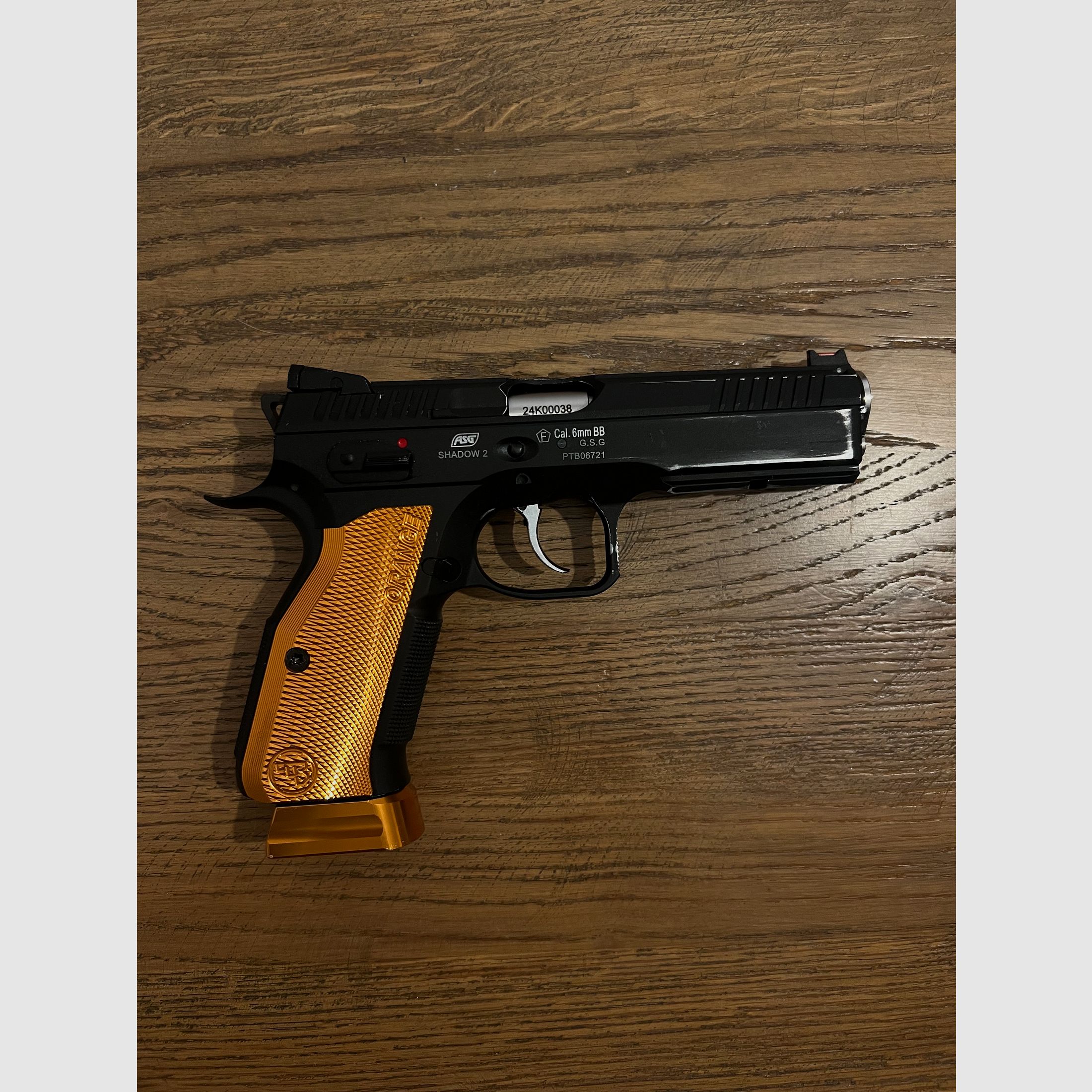 ASG CZ Shadow 2 Orange Komplettset | IPSC / Action Air | 6 magazynków + holster Alpha