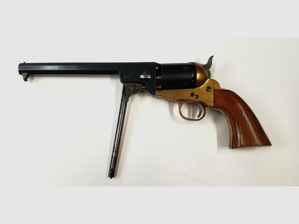 Revólver de percusión desconocido 1851 Navy, calibre .36 Black Powder cañón de 7,5 pulgadas