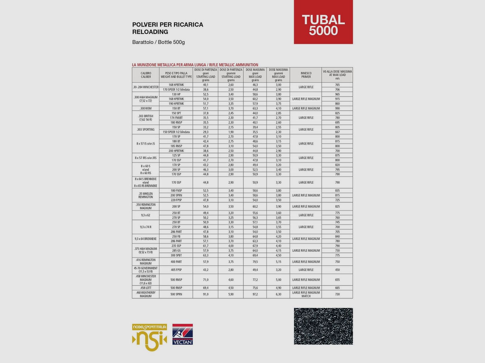Nobel Sport Vectan Tubal 5000 0,5 Kg, afbeelding 5 van 5