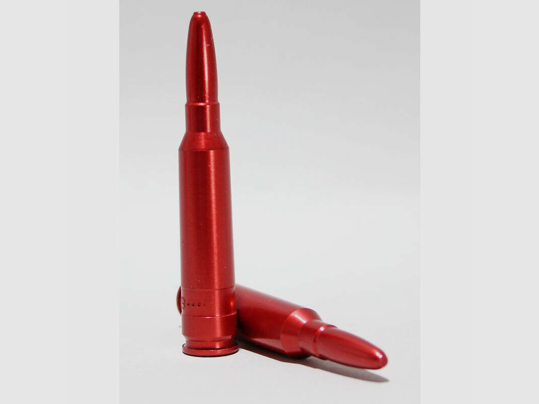 Accessoires d'arme cartouche de tampon en aluminium 2 pièces cartouches de tampon 6.5x55