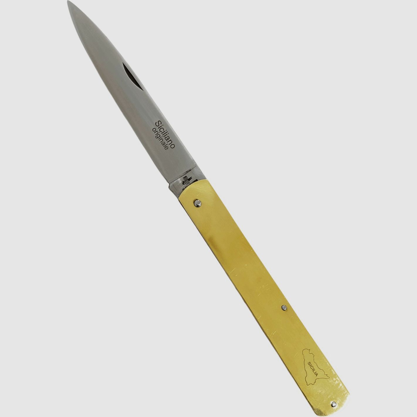 Sizilianisches Messer 32 cm Messinggriff, Bild 2 von 3