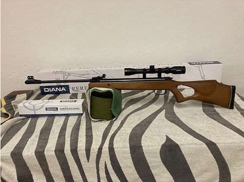 Break barrel air rifle Diana two-fifty incl. scope
