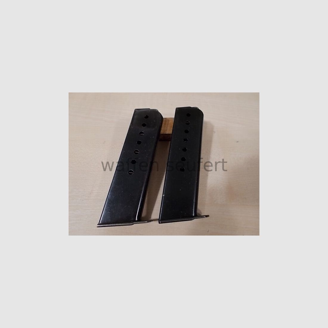 2 pieces of magazines 9mmL Walther P38 Bundeswehr polished