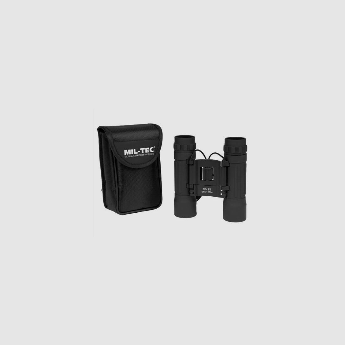 OUTDOOR FERNGLAS FALTBAR - 10X25 - SCHWARZ