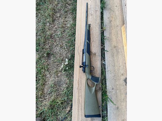 9,3x62 bolt-action rifle with thumbhole stock