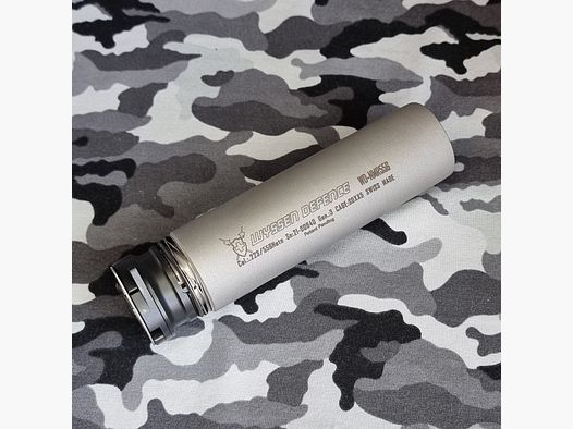Wyssen Defence WD-NMR556 .223 modérateur de son, marron, pour freins de bouche OTAN