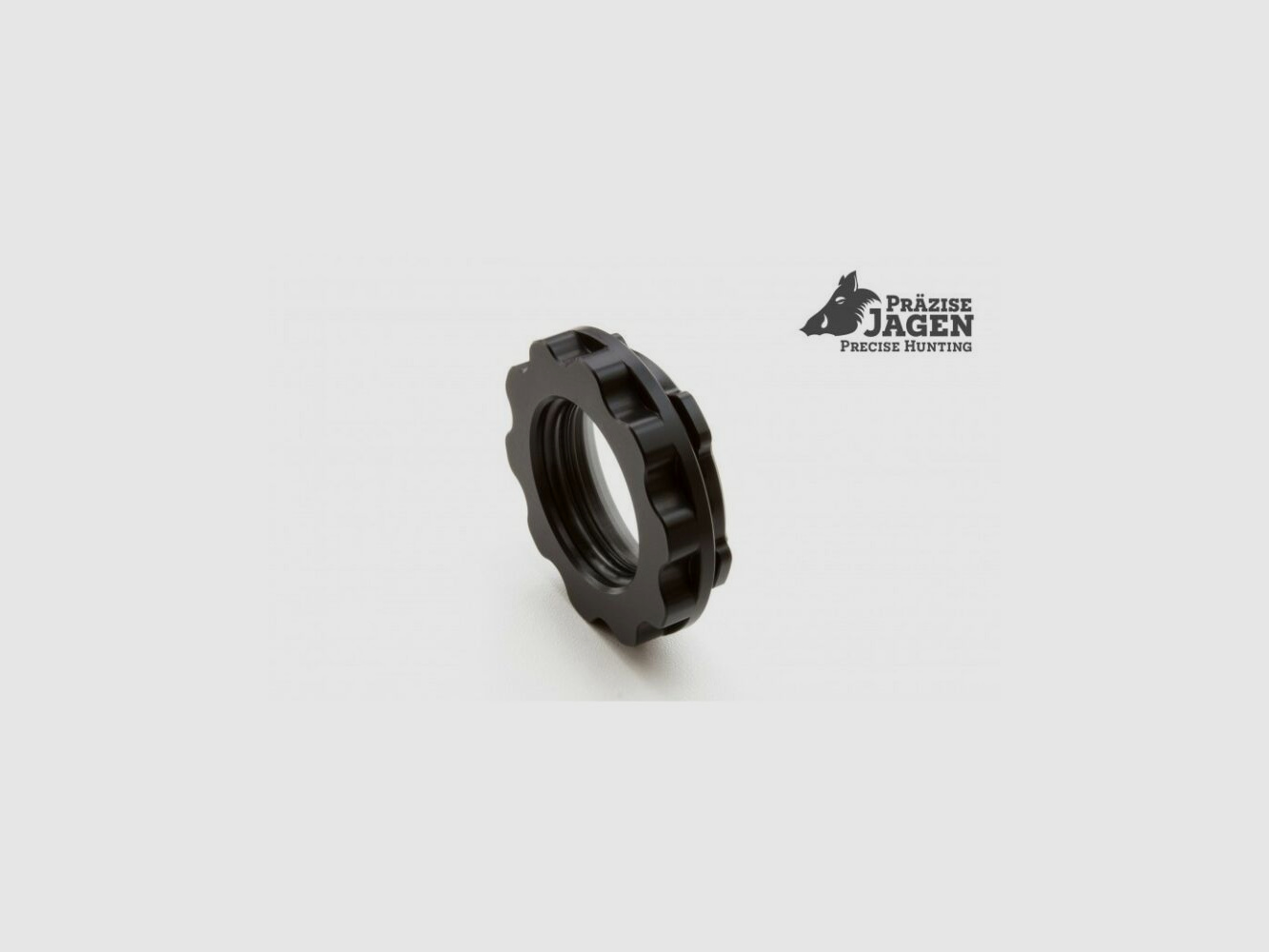 Nauwkeurige jacht sluitkap met glazen klemhuls groot vanaf 62mm