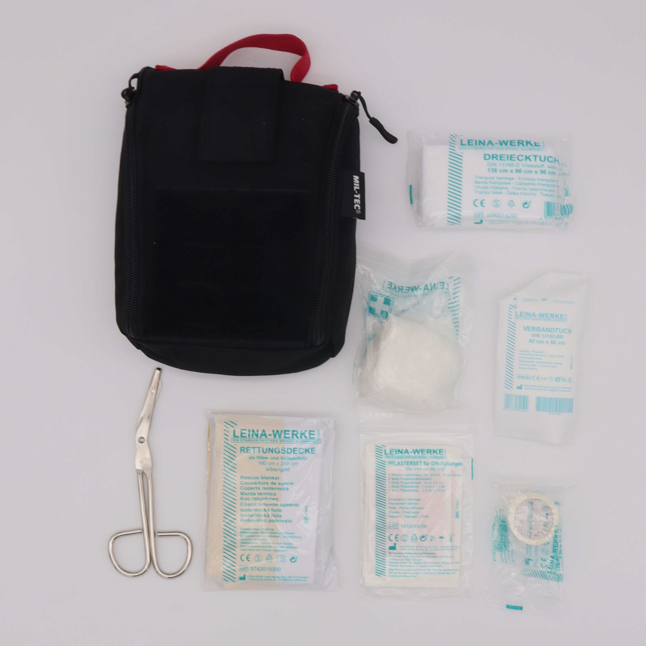 IFAK Pouch 25 pezzi. Taglio laser nero