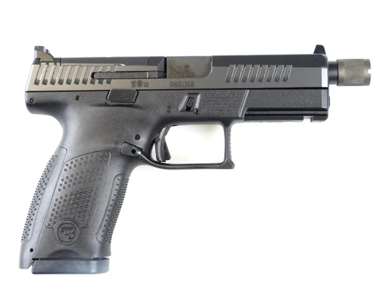 Pistolet CZ P-10 C OR SR 9mm Para 15-Cartouches – Canon Fileté, Prêt pour Optiques