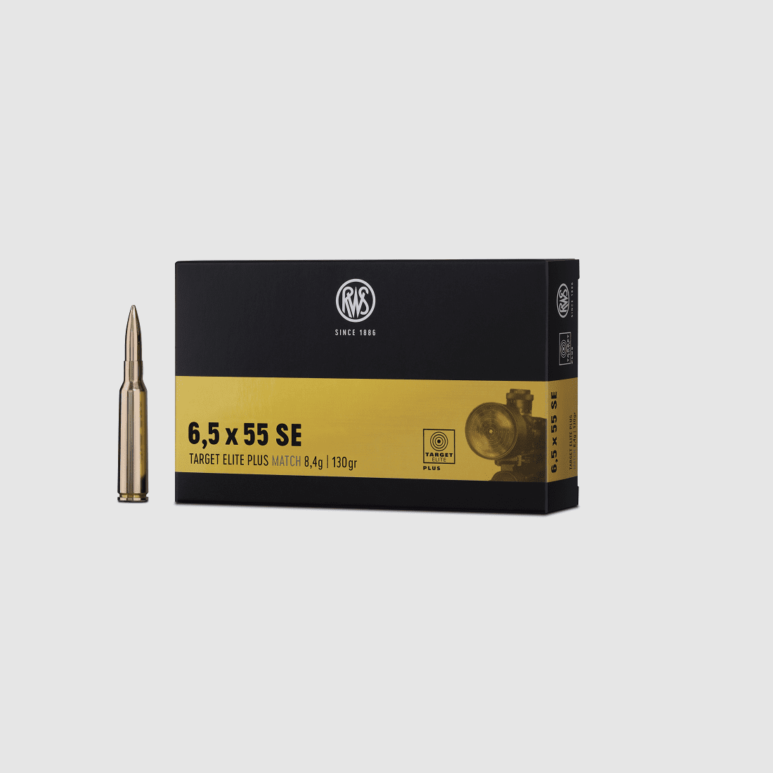 RWS Target Elite Plus Match 6,5x55 SE 143 gr - 20 pcs.