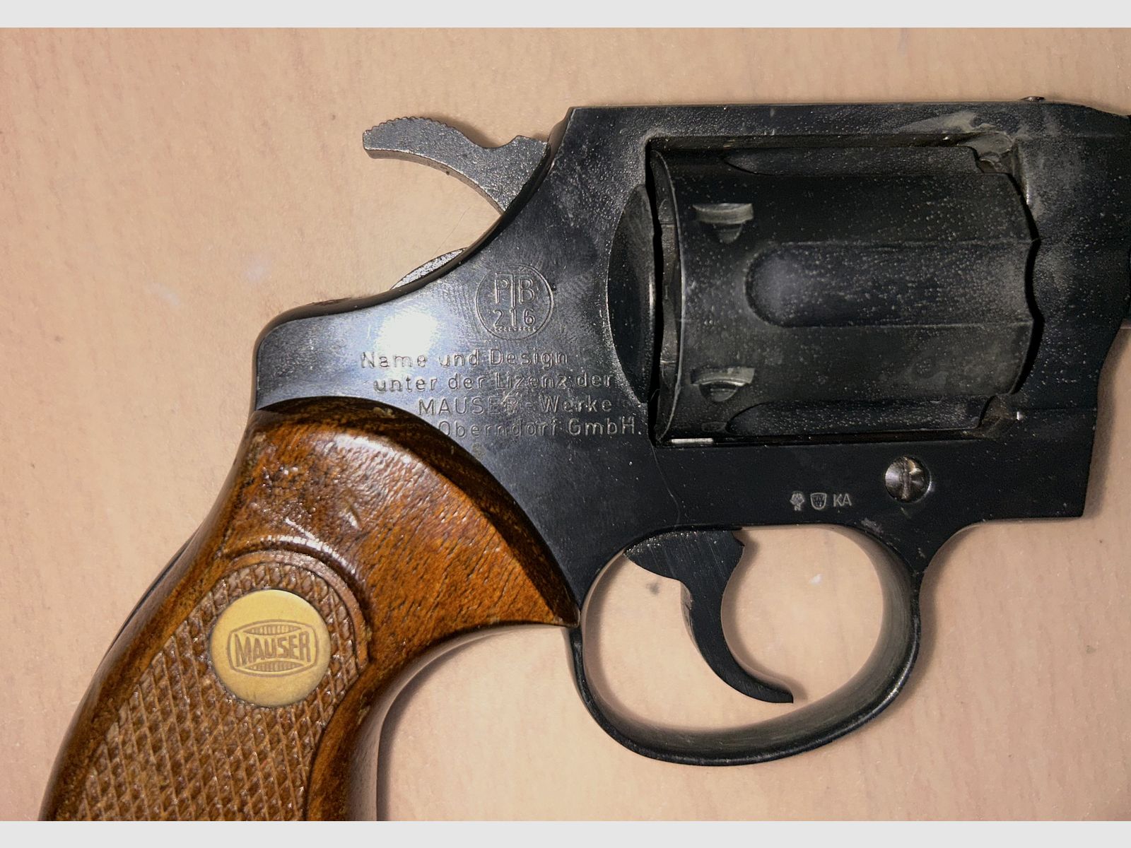 Rewolwer Mauser K50 Schreckschuss PTB 216