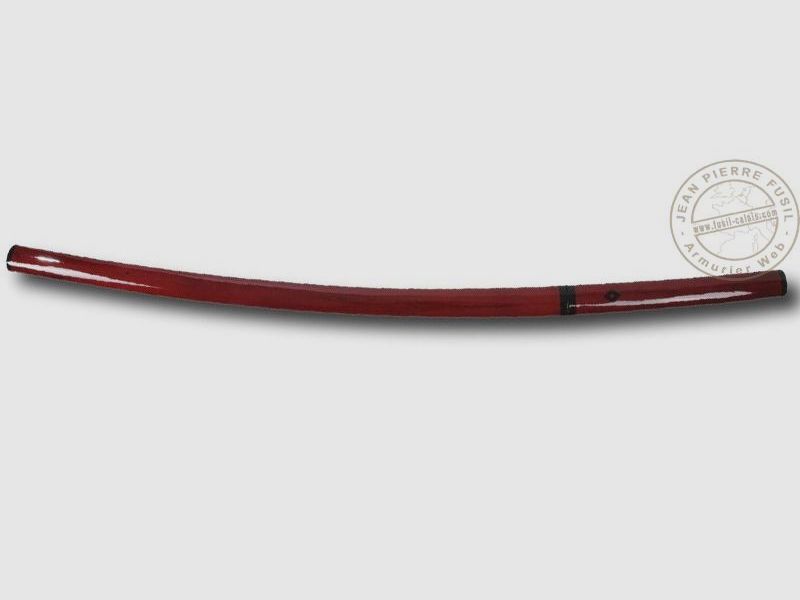 FUDOSHIN - Shirasaya rot Damastklinge (S61S), Bild 1 von 4