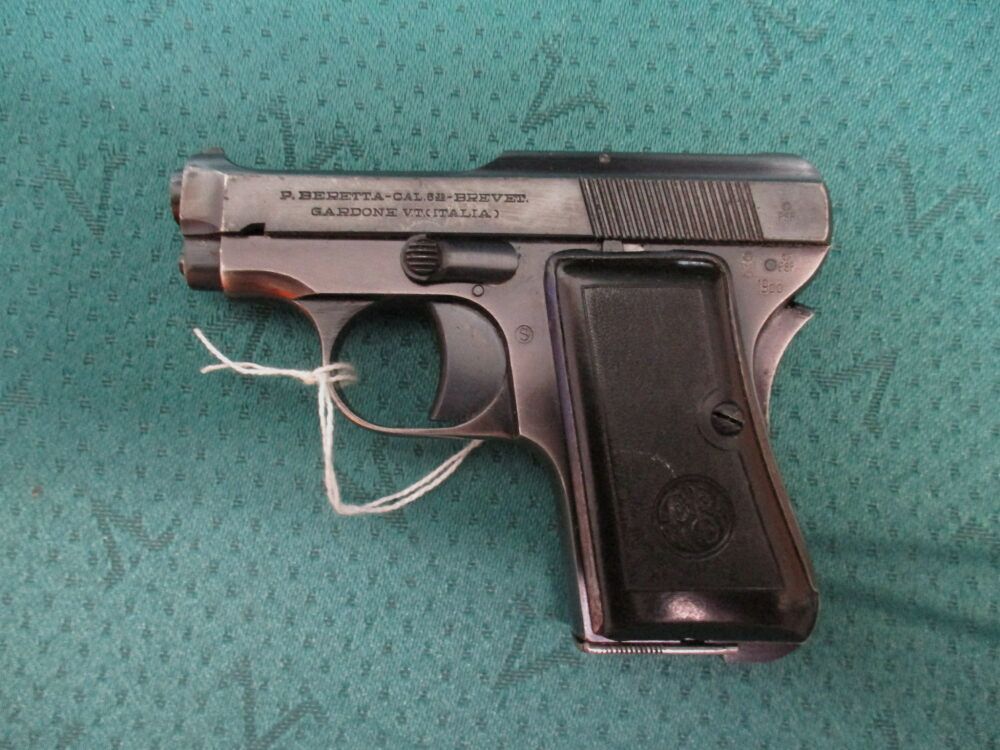 Pistole Beretta 6,35mm mit Handballensicherung