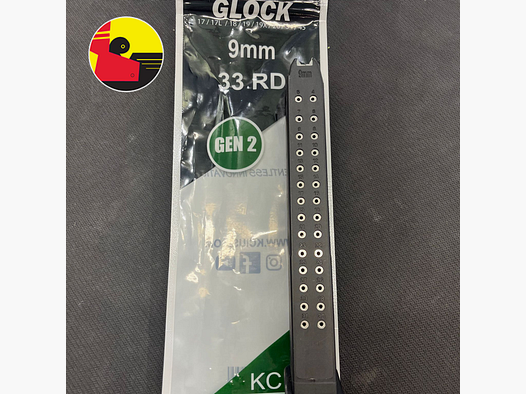 KCI USA | Glock Compatible Magazine – 9MM 33RD GEN 2 MAGAZINE