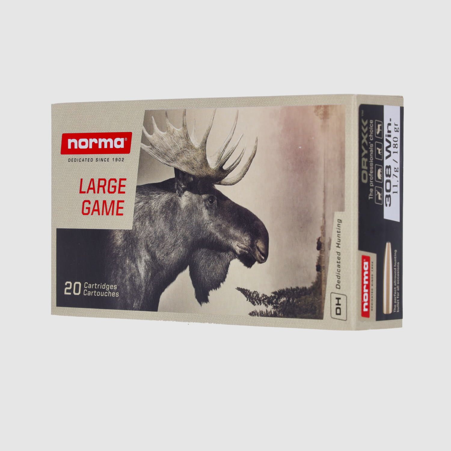 Norma .308 Win. Oryx 180 gr. - 20 pcs., image 1 sur 2