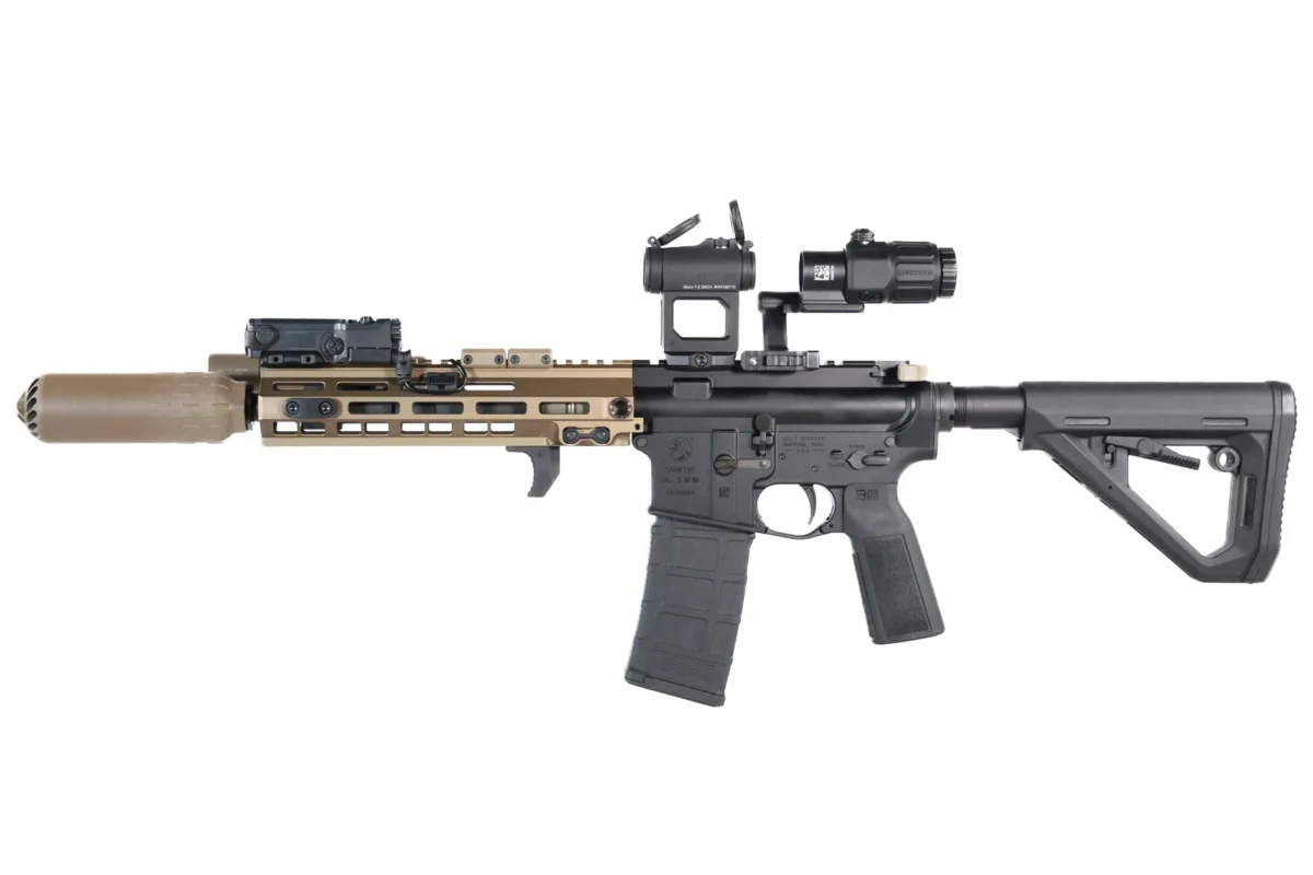 QD ARISAKA Magnifier Mount – 2.26″ – Eotech – left – Flip To Center, image 9 of 17