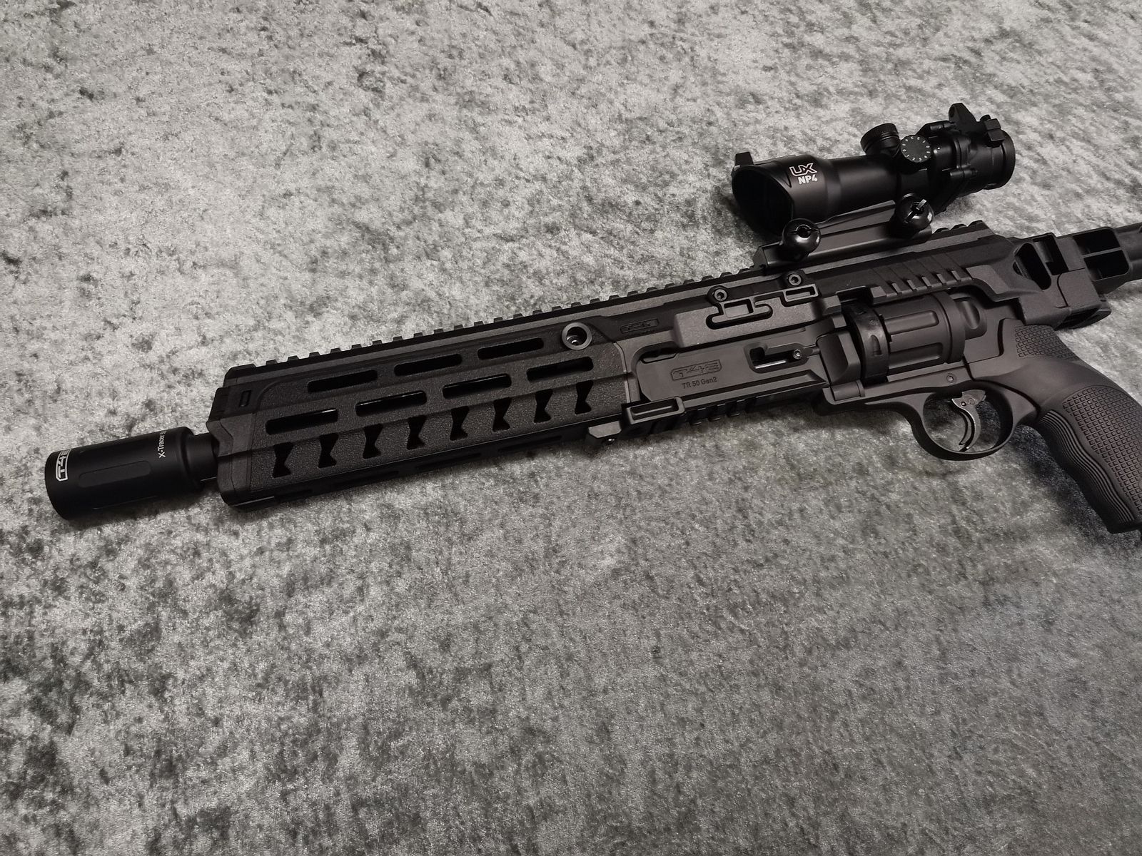 Tactical Kit für Umarex TR 50 Conversion Kit+TR 50+Red Dot+X-Tracer