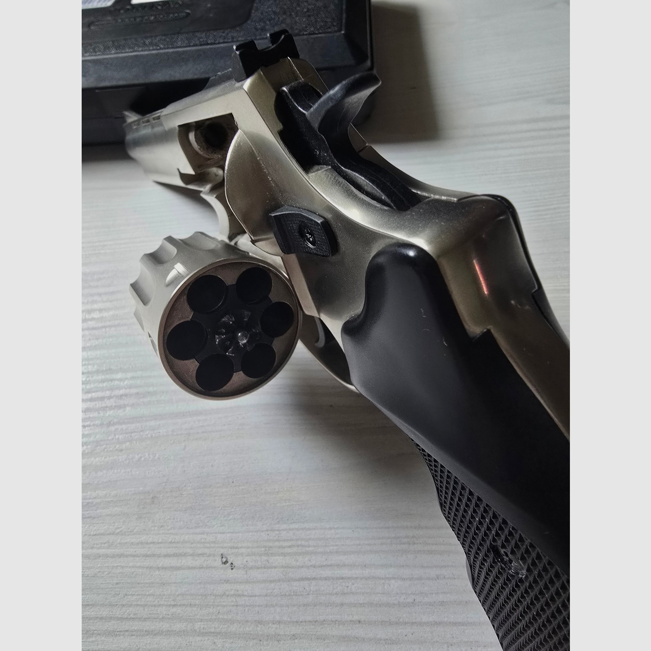 Ekol Viper 4,5 Zoll Vernickelt Schreckschussrevolver 