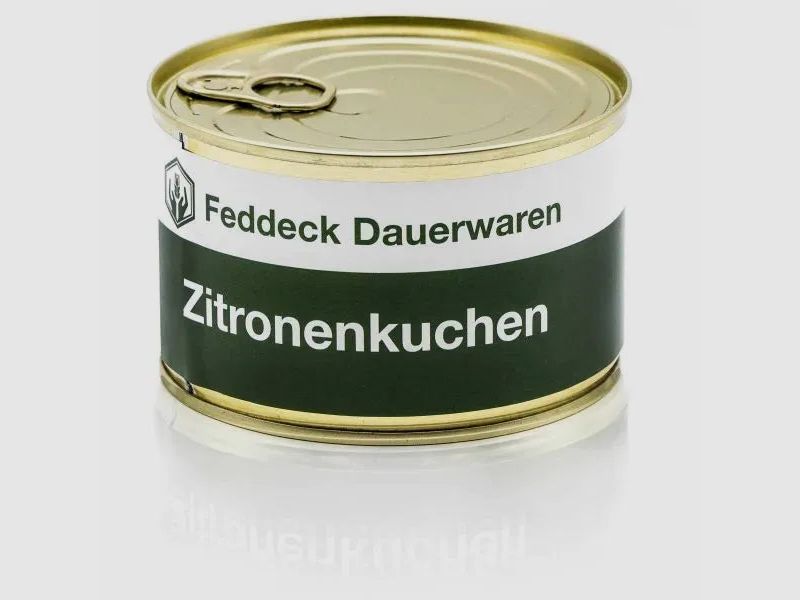 Feddeck Dauerwaren Zitronenkuchen Dose 160g