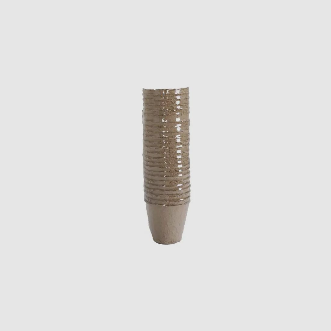 24 Biologisch abbaubare runde Töpfe Ø8 cm für Saatgut und Anbau, Bild 3 von 6
