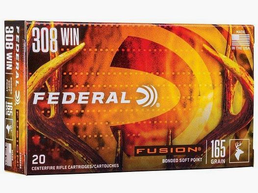 Federal Fusion 10,7g/165grs à20 .308 Win.