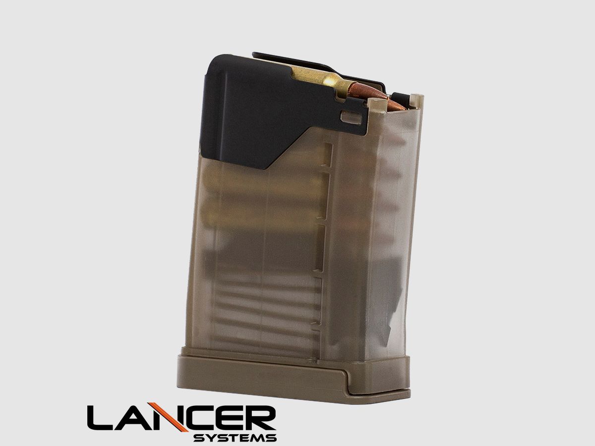 LANCER SYSTEMS L5AWM AR/M4 5.56/.223/.300 AAC Magazine 10rd G2 TDE, immagine 1 di 2