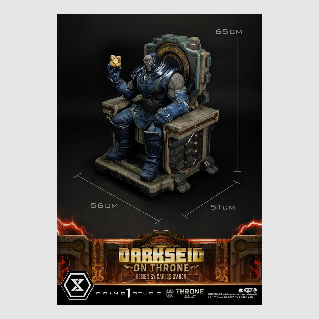 Throne Legacy Series Statue 1/4 Justice League (Comics) Darkseid on Throne Design by Carlos D'Anda Standard Version 65 cm | 43011