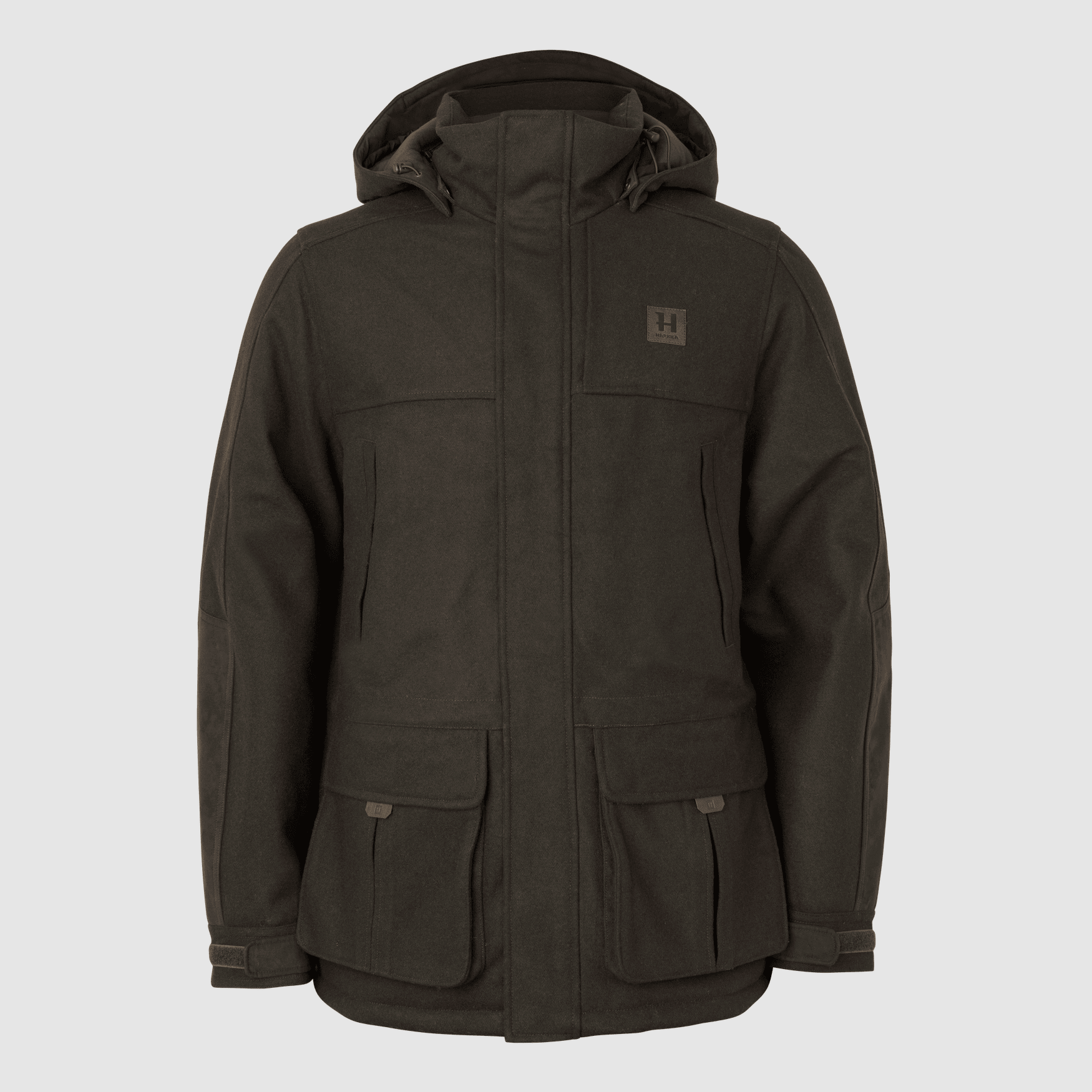 Härkila Kodiak CleverWool HSP Chaqueta Aislante Hombre Verde Caza Oscuro/Marrón Sombra 48