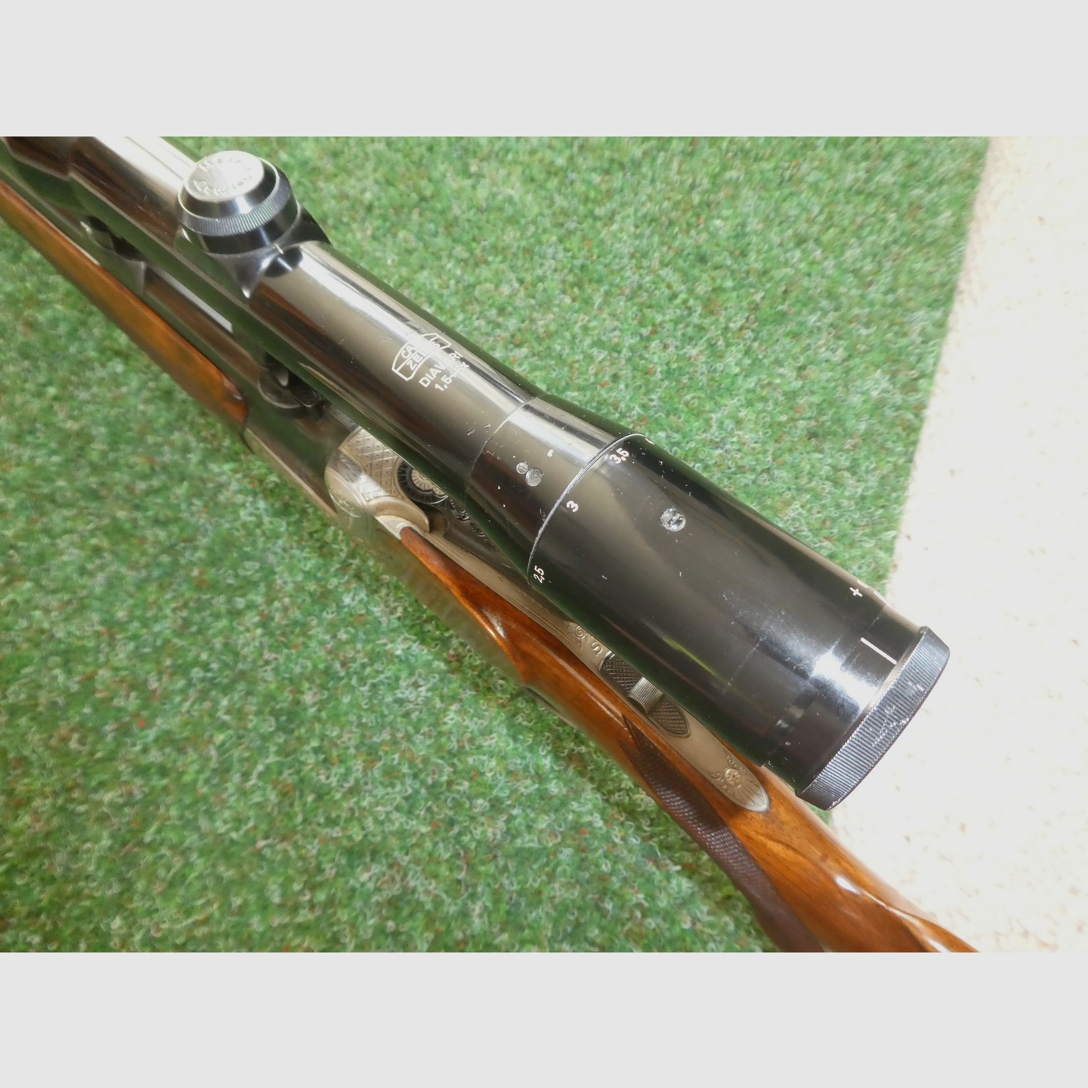 Bockbüchsflinte Waffen Esch Bonn 16/70 and 22 Hornet with Zeiss scope, image 13 of 20