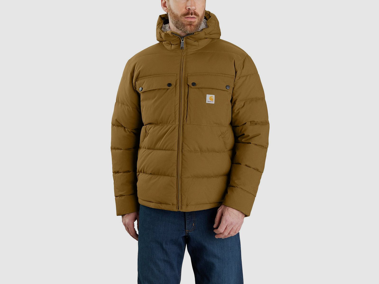Carhartt Midweight Winter Jacket Heren Eik Bruin L