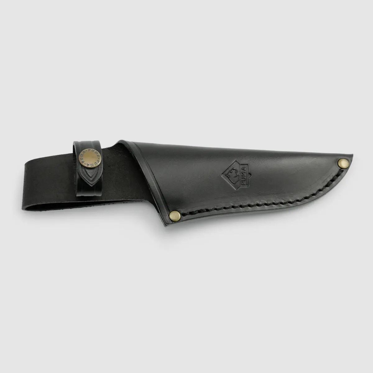 PUMA leather sheath for wild boar, black