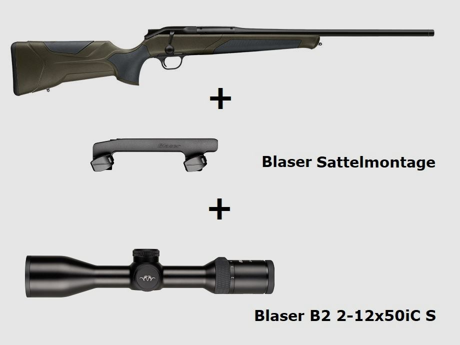 Blaser R8 Professional 2.0 (dark olive) + ... / Komplettpaket